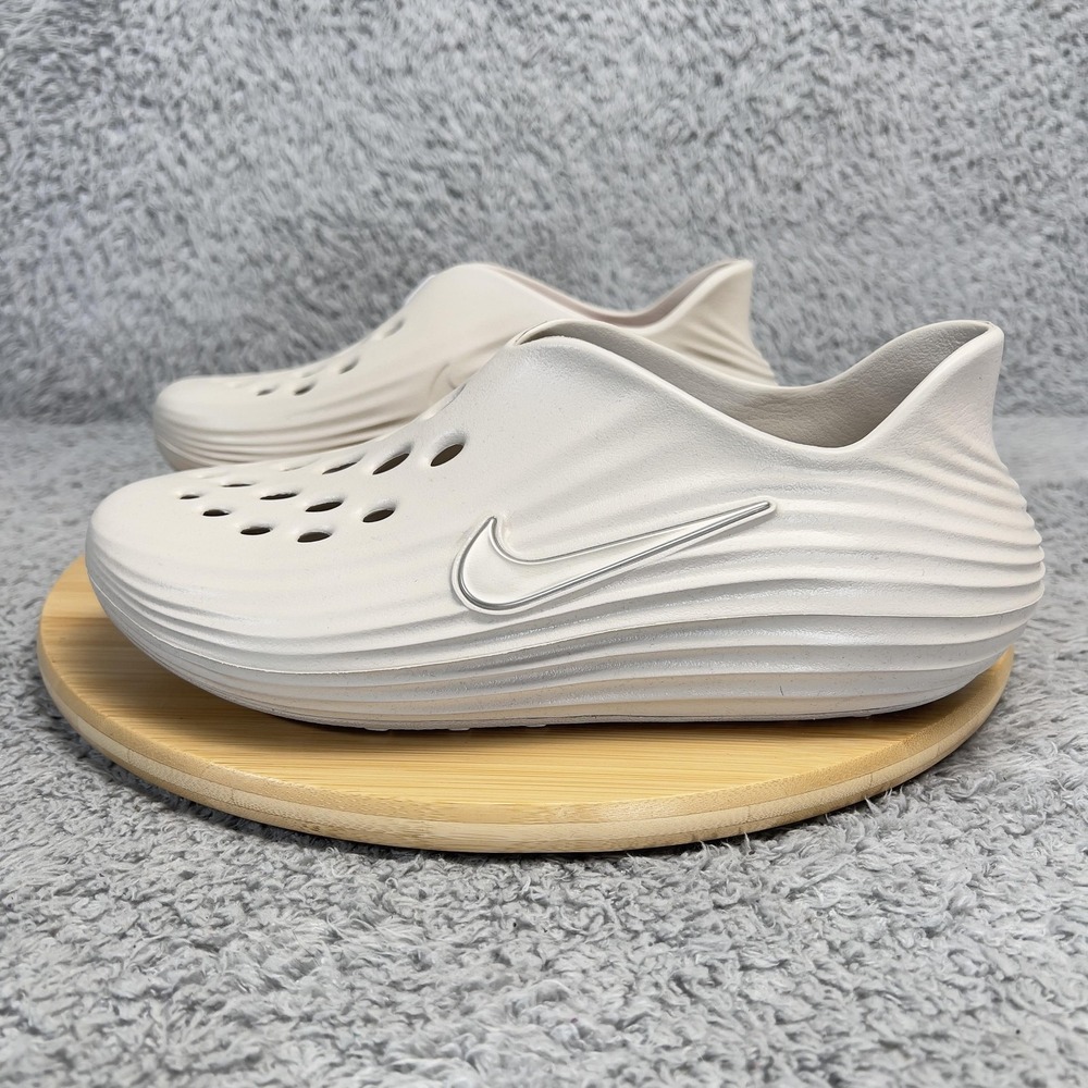 Nike ReactX Rejuven8 Shoes Mens Size 8 Beige Slip On Clog Sandals HV5060-100